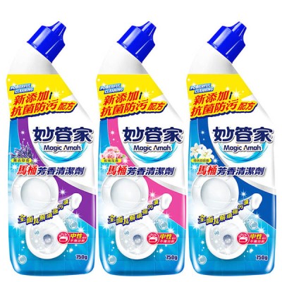 妙管家 芳香浴廁清潔劑 750ml (玫瑰花香/香水百合/薰衣草香)